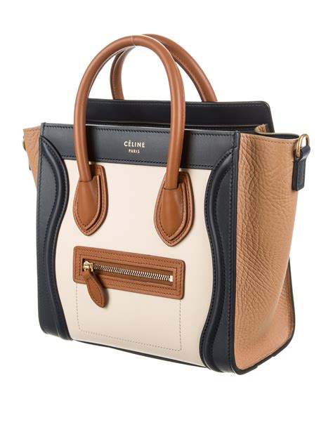 celine nano bags colors|Celine nano luggage shoulder bag.